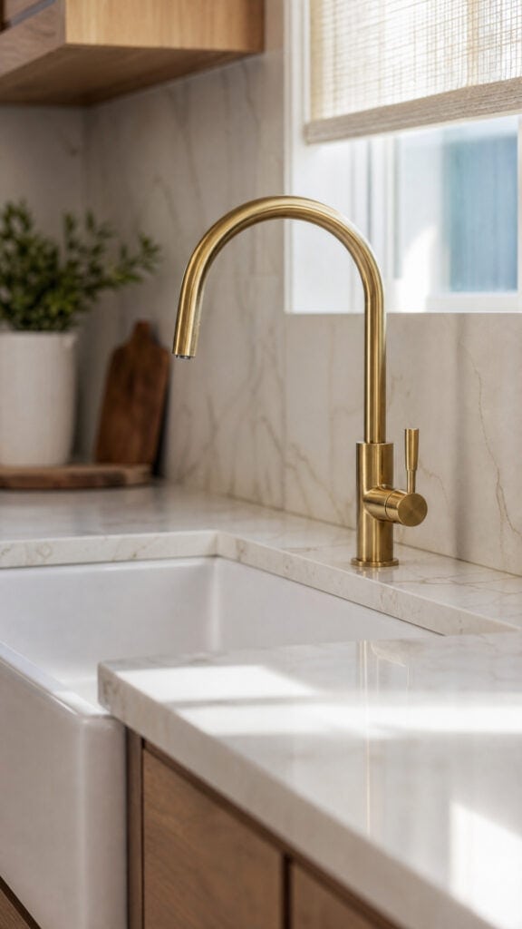 Brass and Gold Fixtures