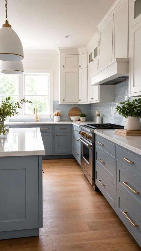 Ocean-Inspired Blue and White Color Palette