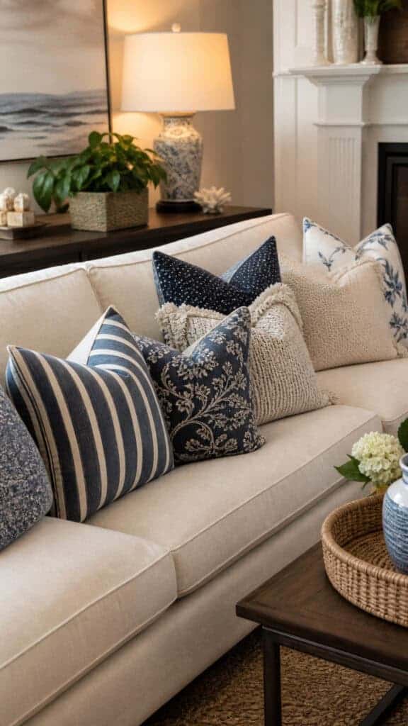 Classic Striped or Patterned Pillows