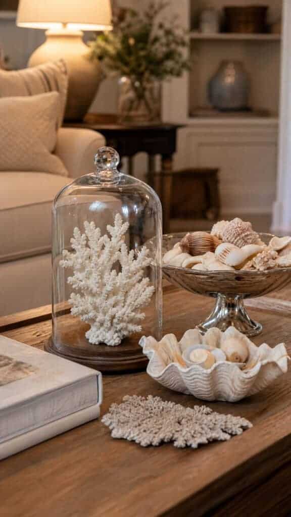 Coral and Shell Accessories