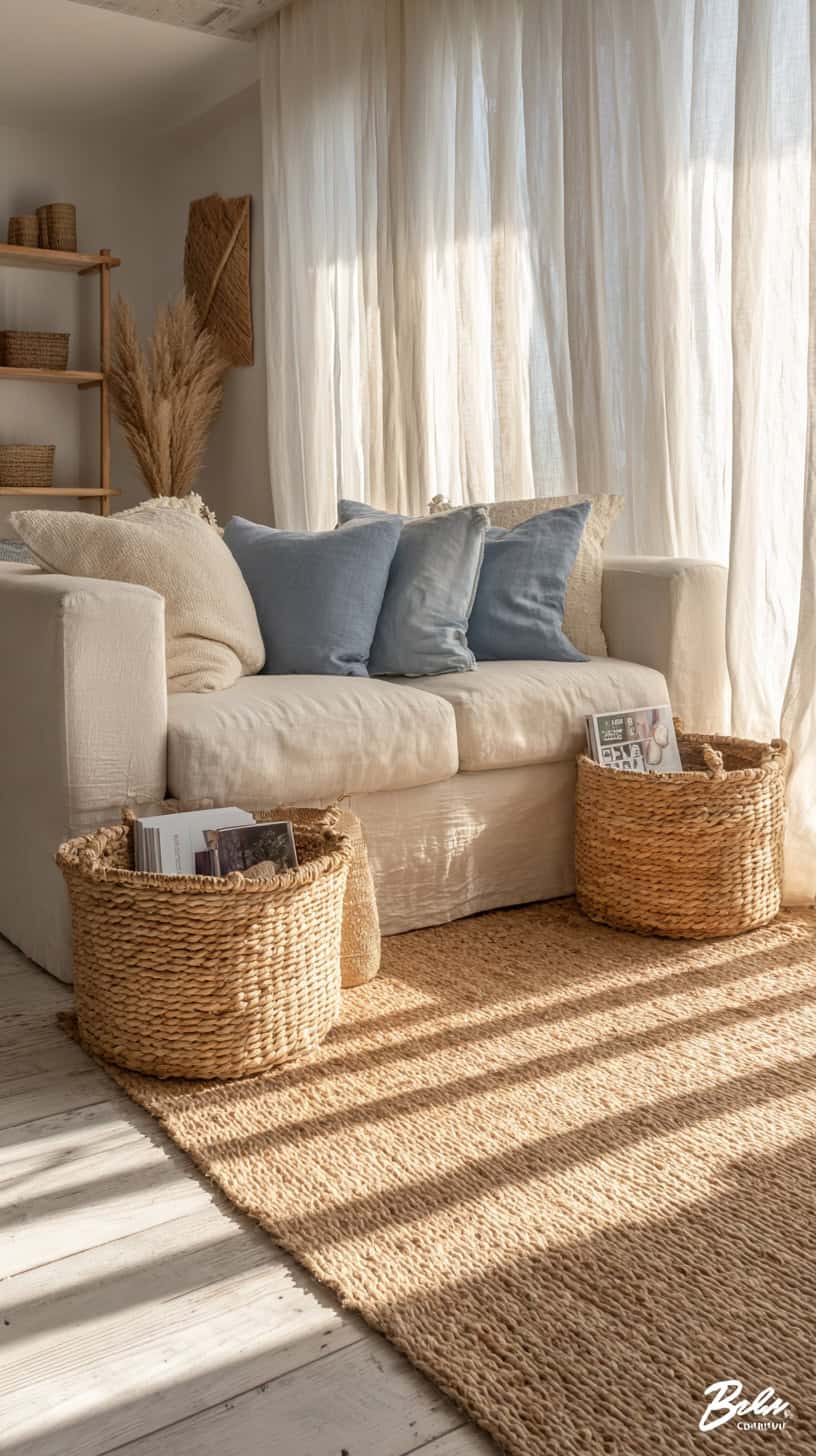 Jute Rugs and Baskets