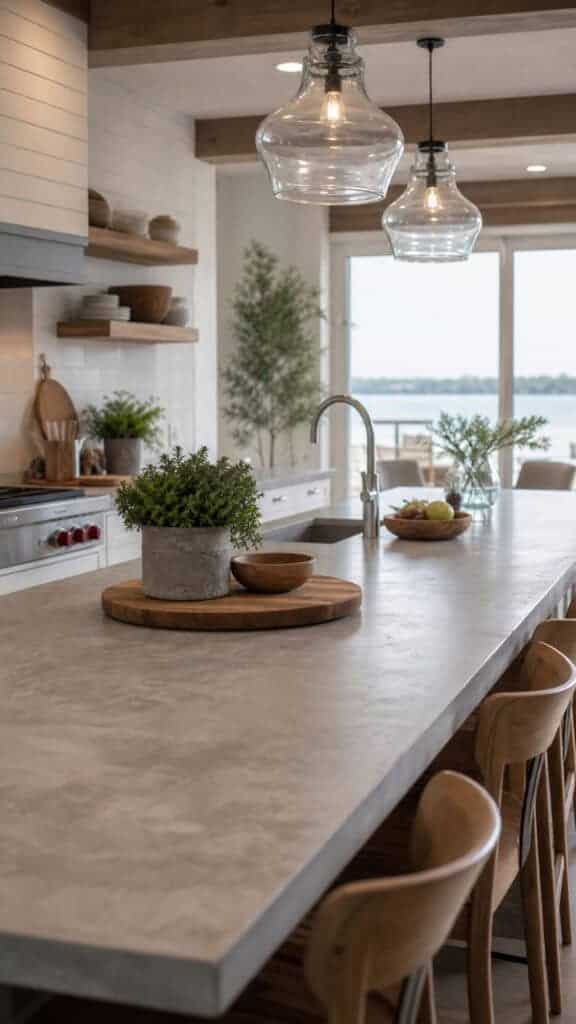 Concrete or Cement-Look Countertops