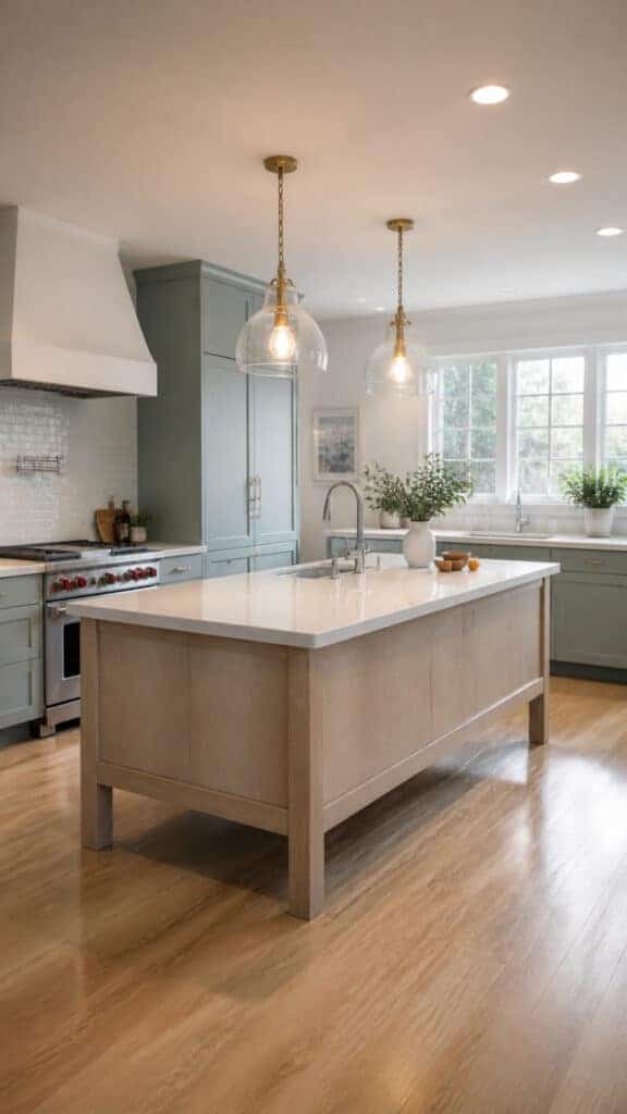Floating Vanity-Style Island Design