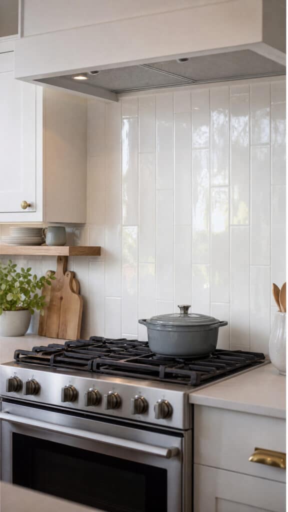 Large Format White Subway Tiles