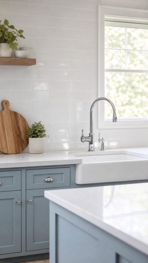 Large Format White Subway Tiles