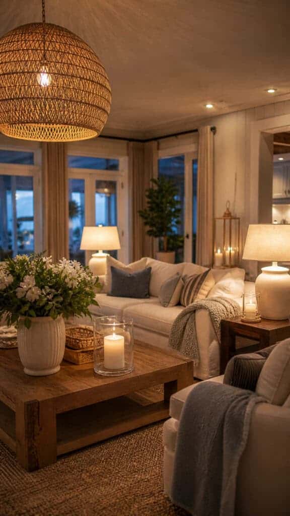 Coastal Lighting That Creates Ambiance