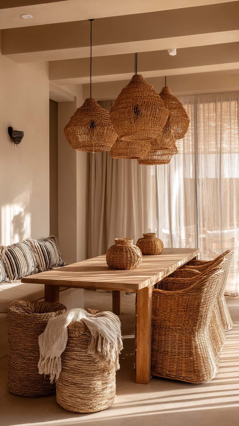 Natural Rattan Accents - Image 2
