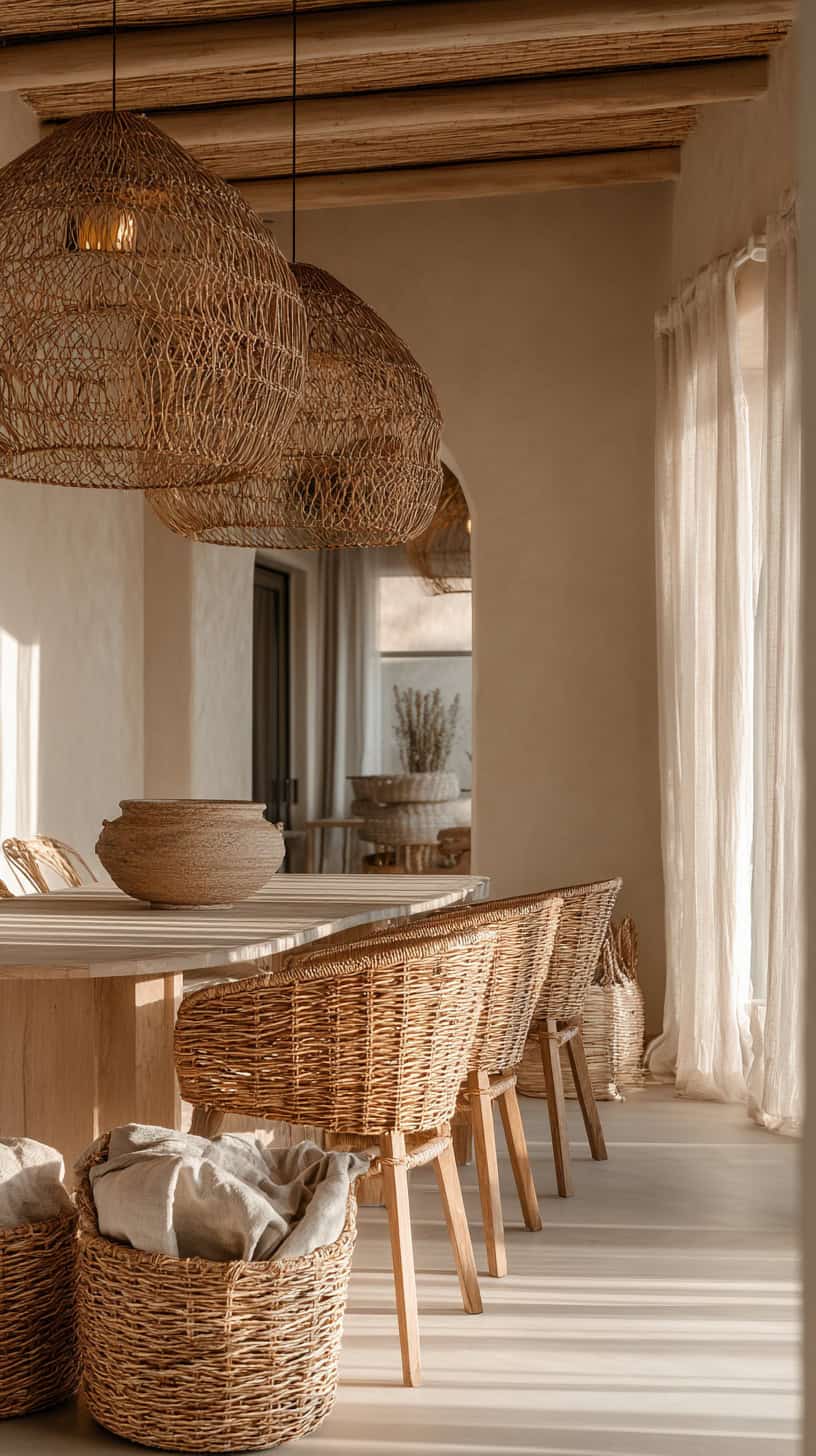 Natural Rattan Accents - Image 1