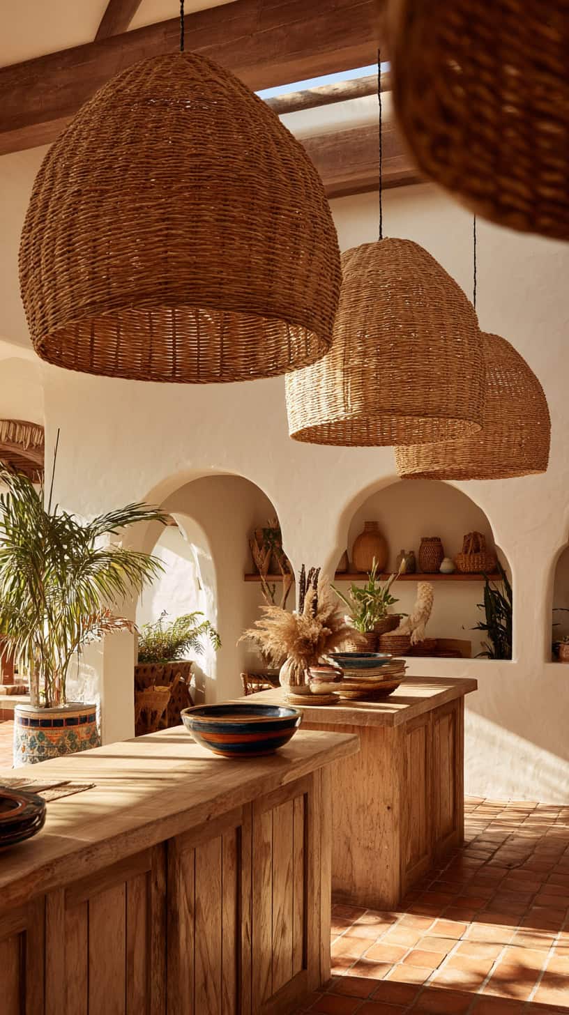 Rattan Pendant Lighting - Image 2