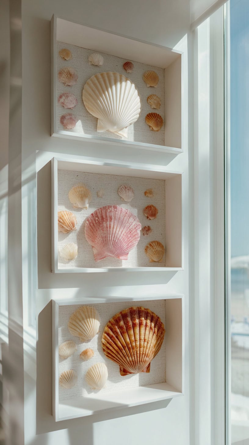 Shell Shadow Box Art - Image 3
