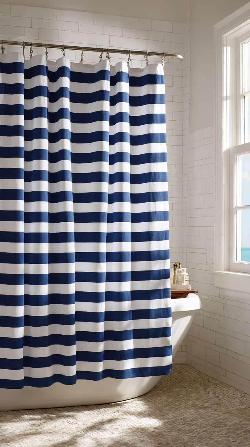 Striped Shower Curtain - Image 2