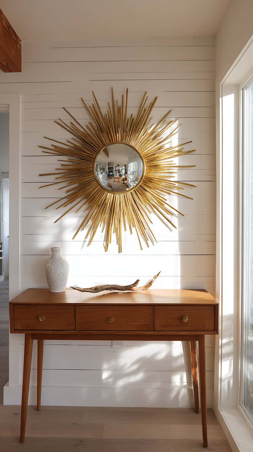 Sunburst Wall Mirror - Image 1
