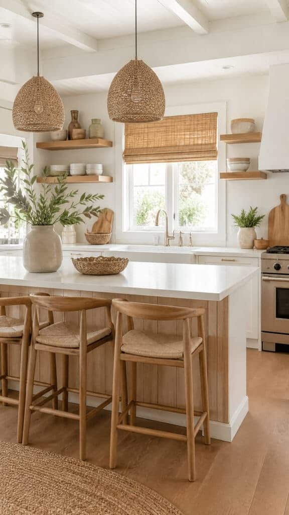 Layer in Natural Wood Tones and Textures