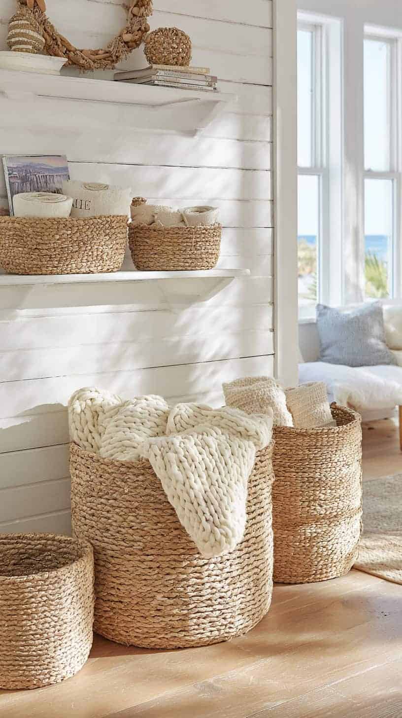 Woven Basket Storage