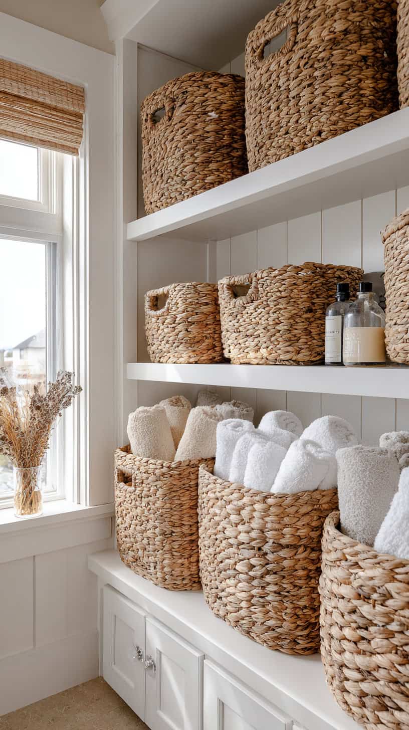 Woven Basket Storage - Image 2