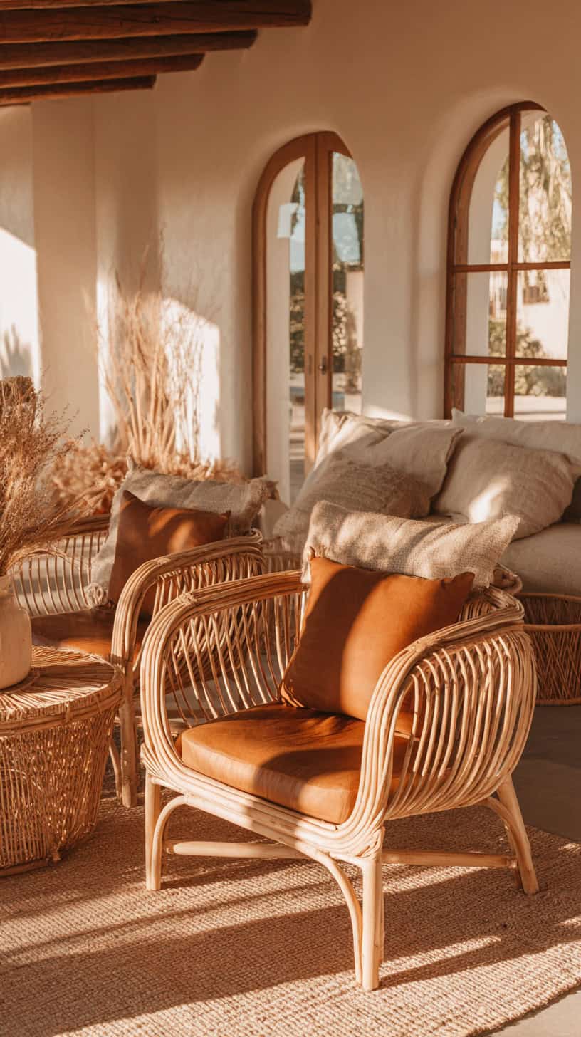 Woven Coastal Seating - Image 1