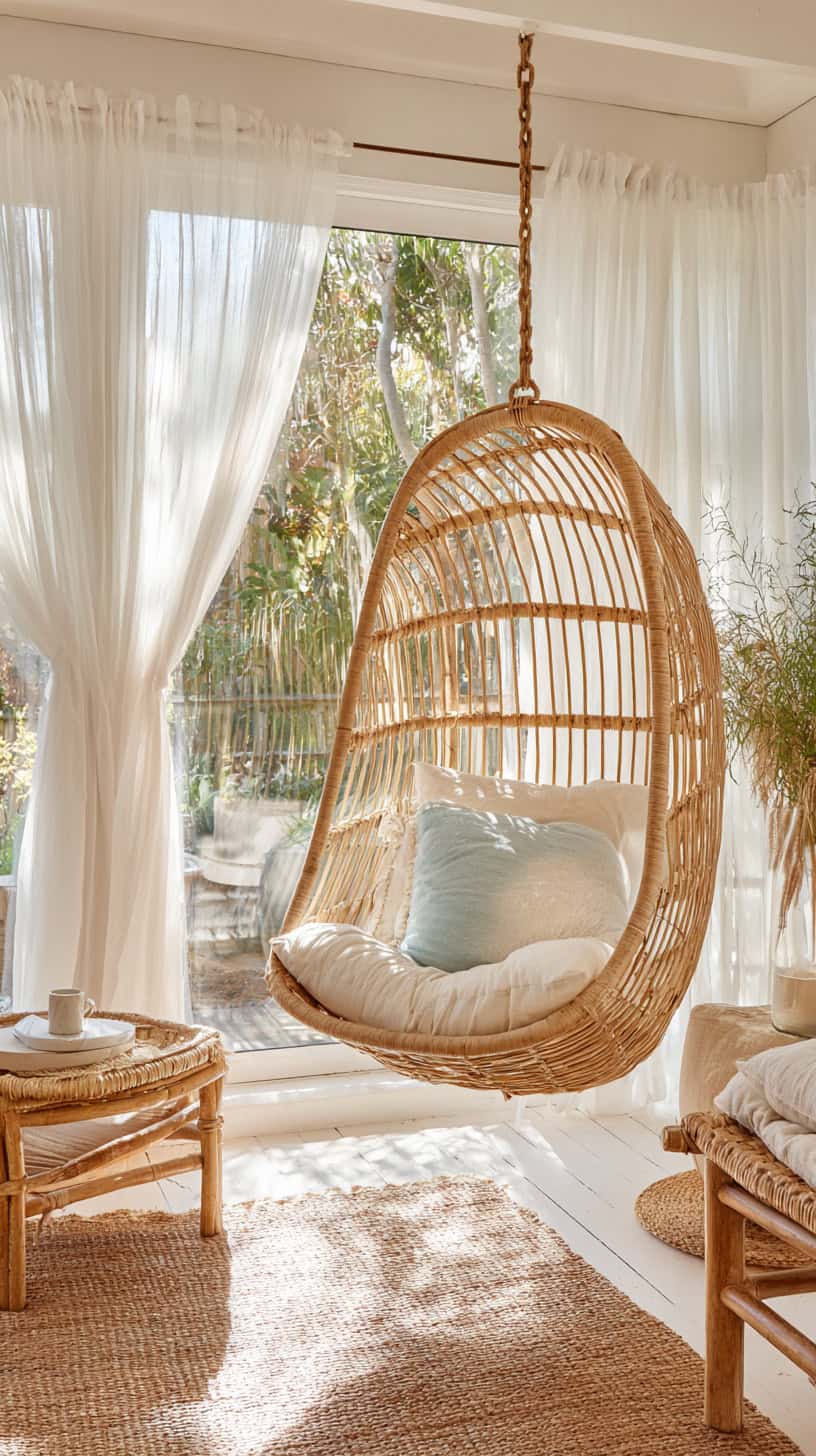 Woven Rattan Seating - Image 2