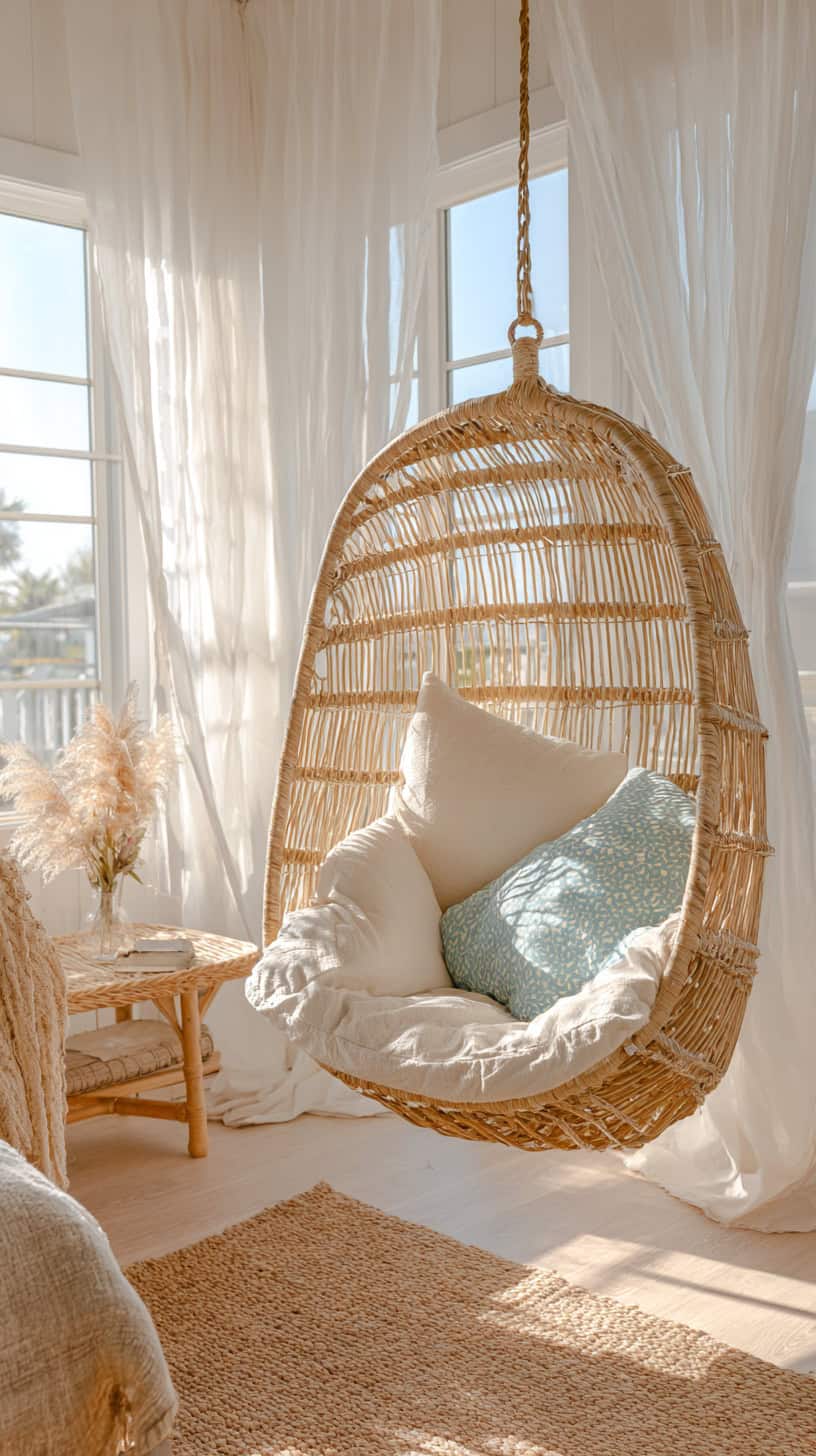 Woven Rattan Seating - Image 1