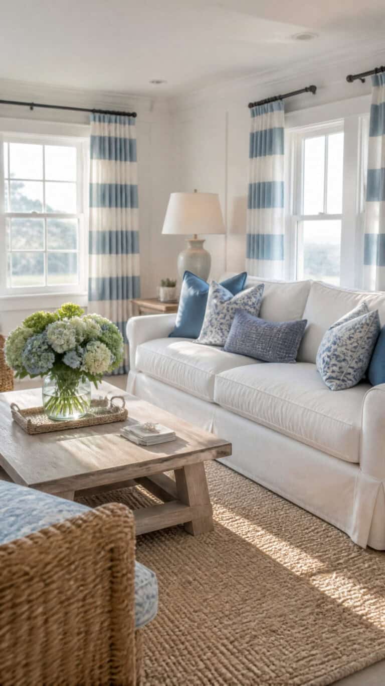 Embrace a Soft White and Blue Color Palette