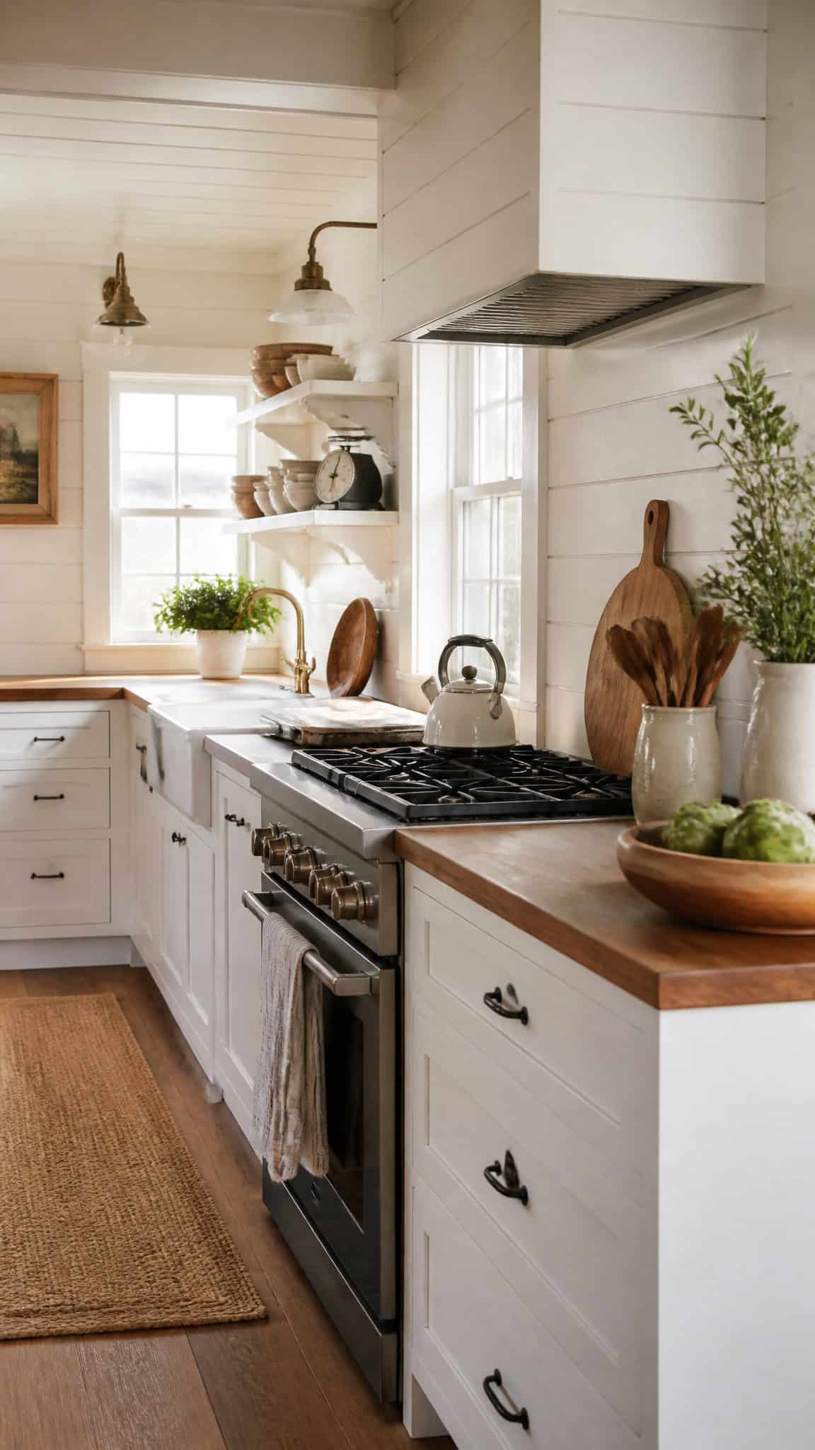Shiplap Walls in Soft White