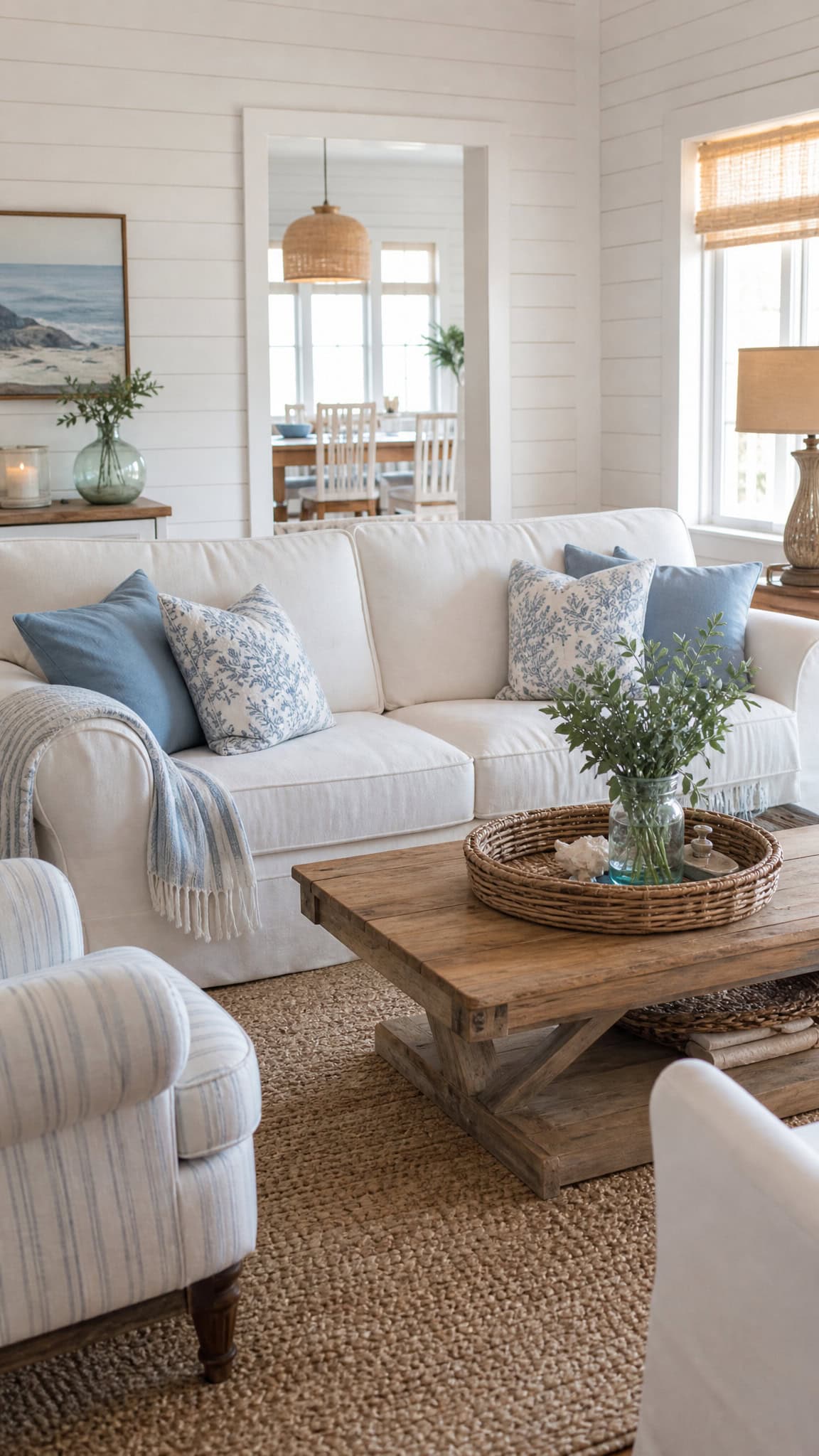 Whitewashed Shiplap Walls