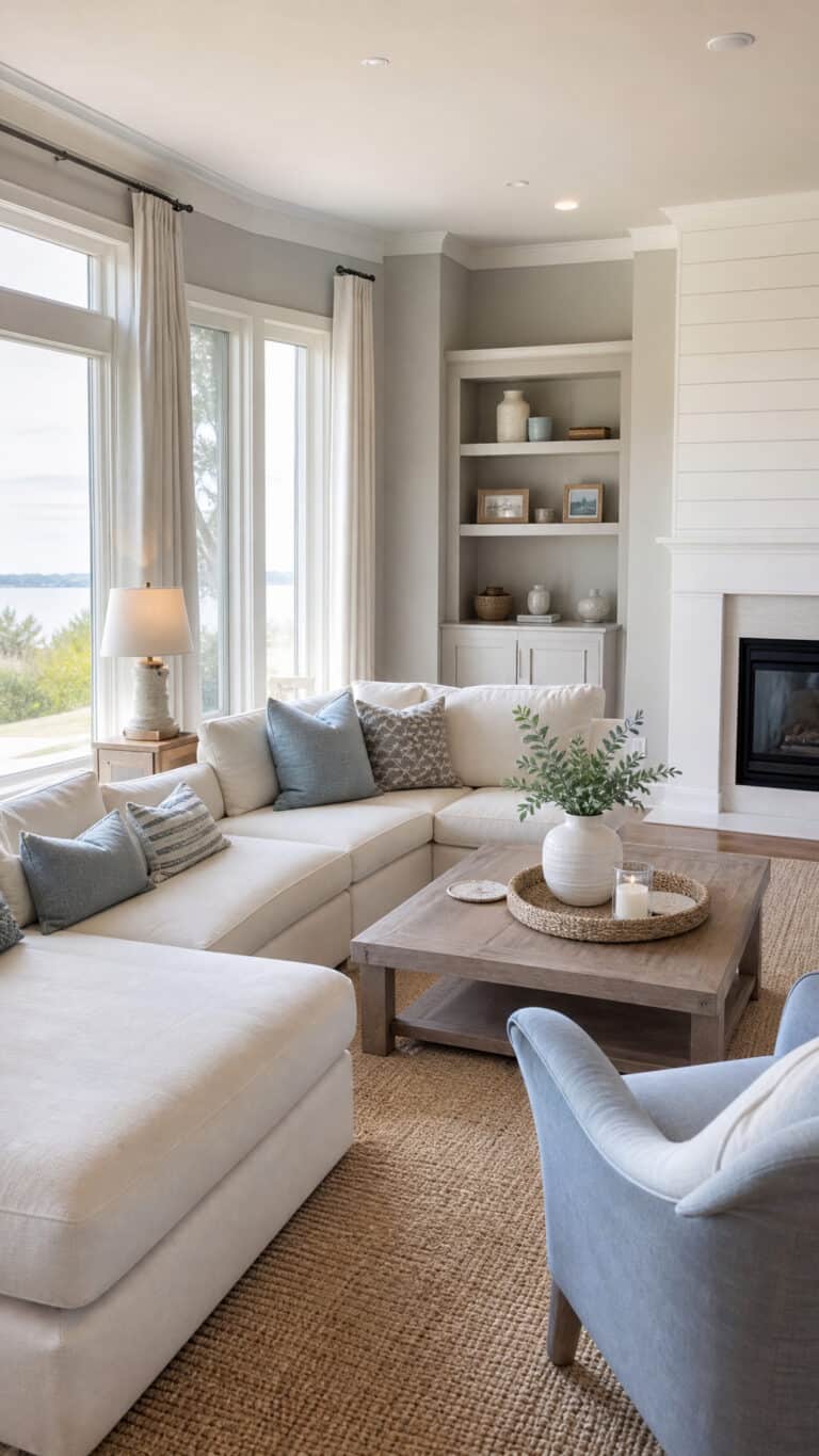 Embrace a Soft Neutral Color Palette with Ocean Undertones