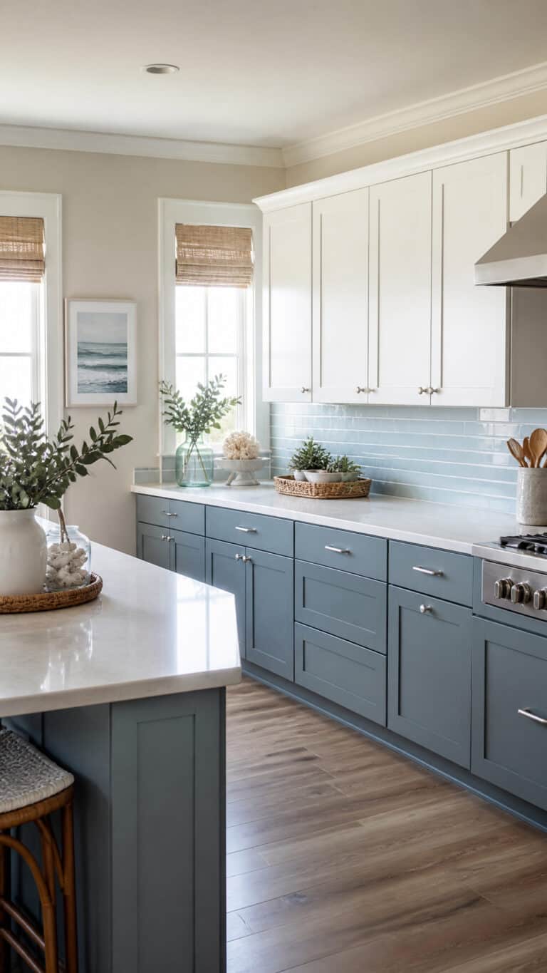 Soft Blue-Gray Color Palette Throughout