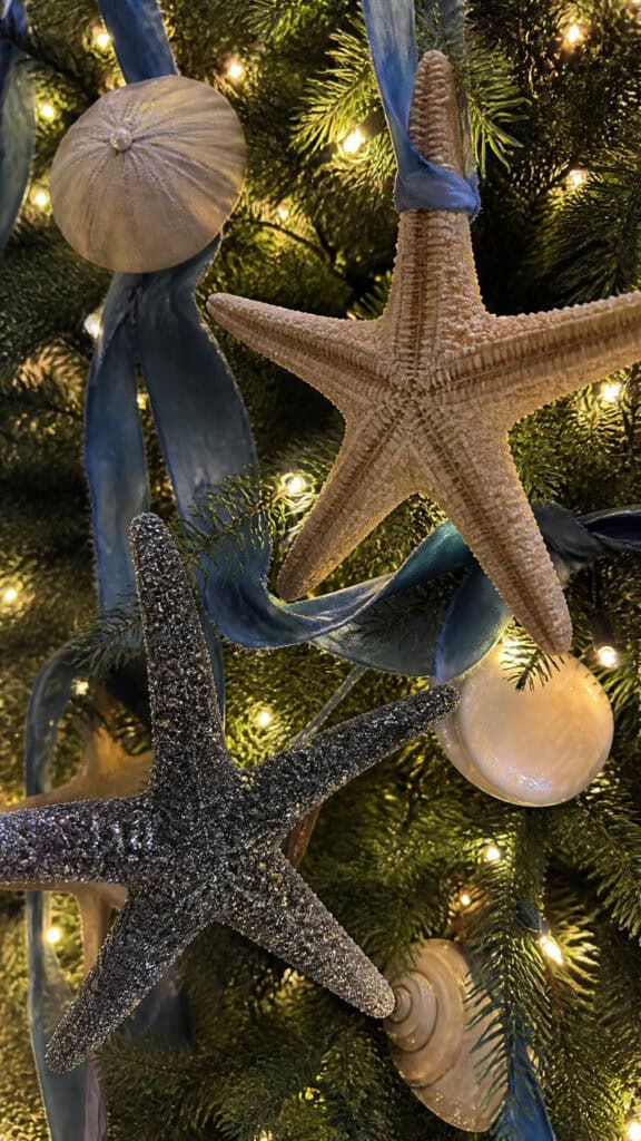 Starfish Ornaments in Natural and Glittery Finishes