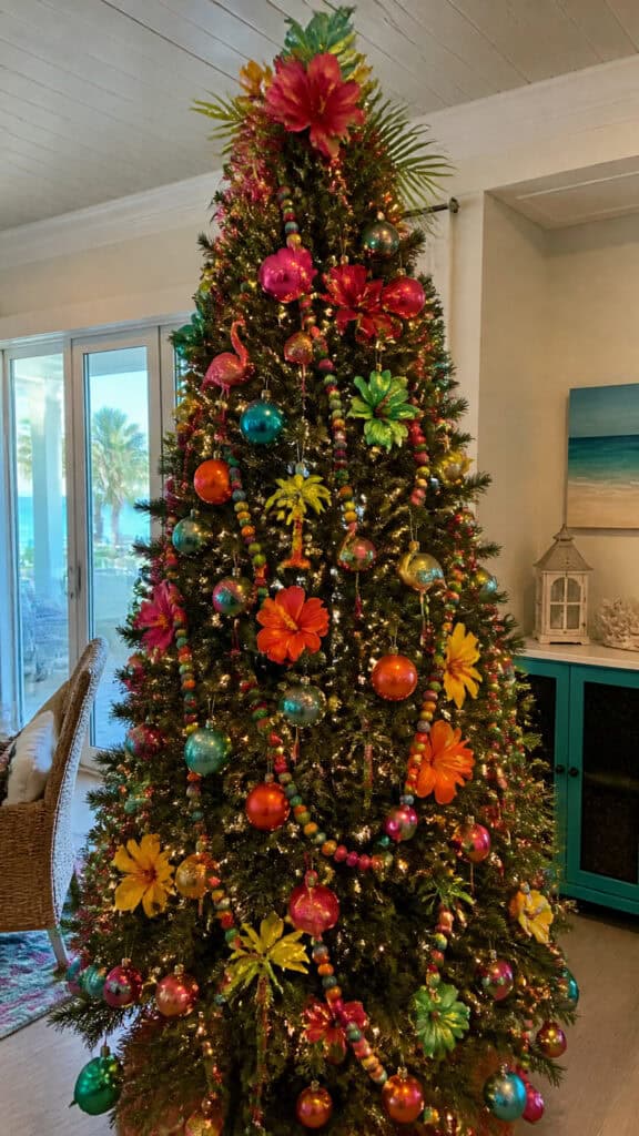Tropical Paradise with Bright Colors