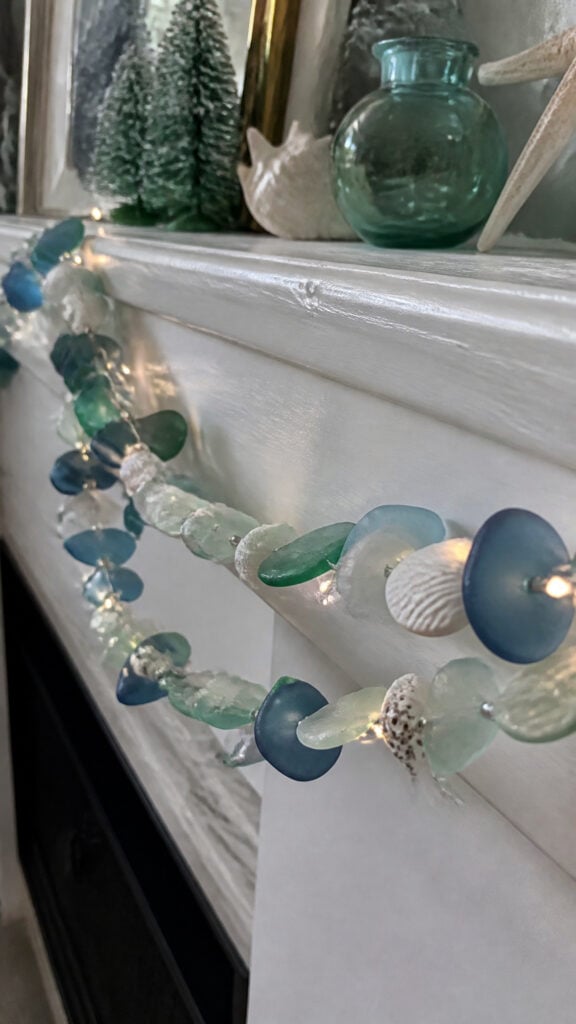 Beach Glass Garland and String Decorations