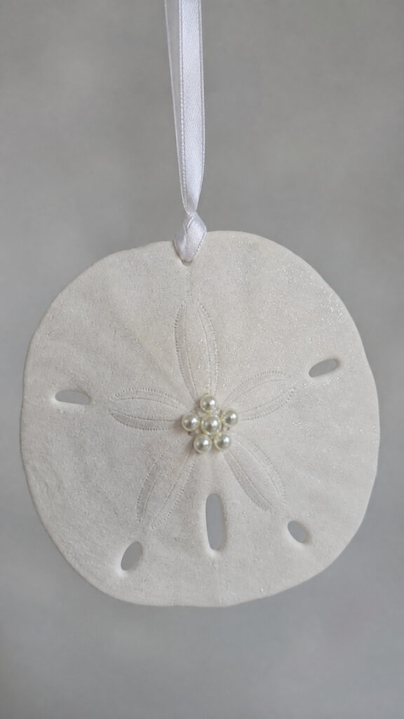 Sand Dollar Snowflake Ornaments