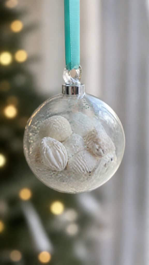 Seashell Snow Globe Ornaments