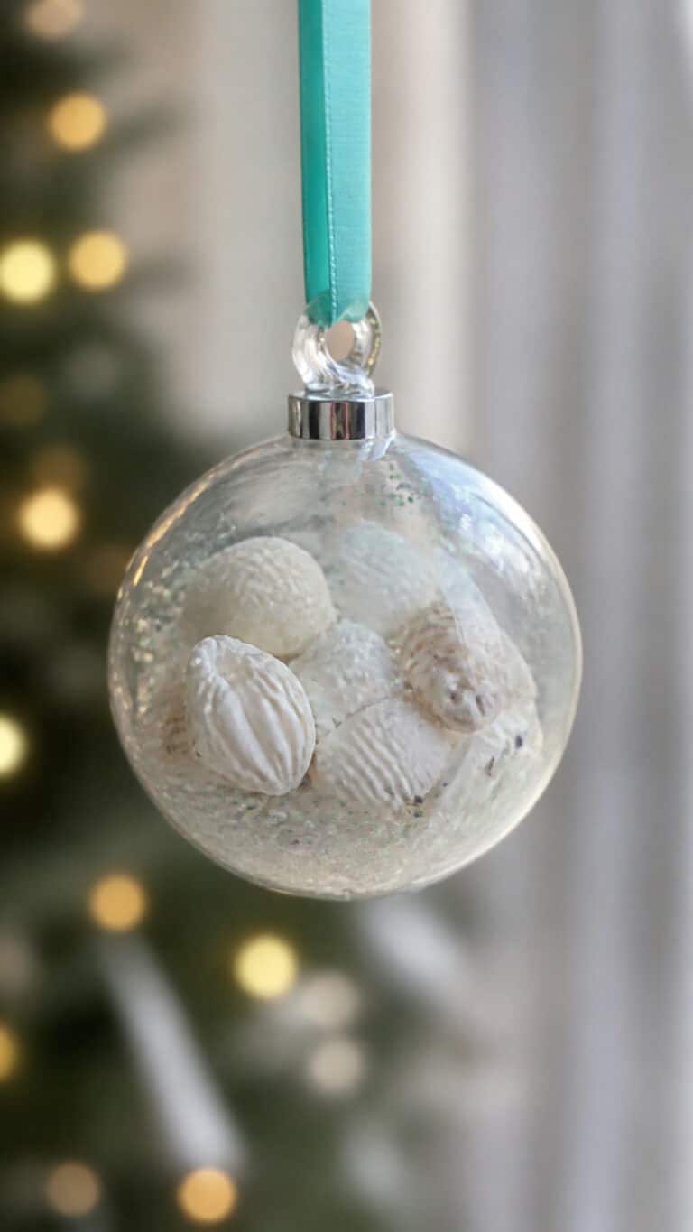 Seashell Snow Globe Ornaments