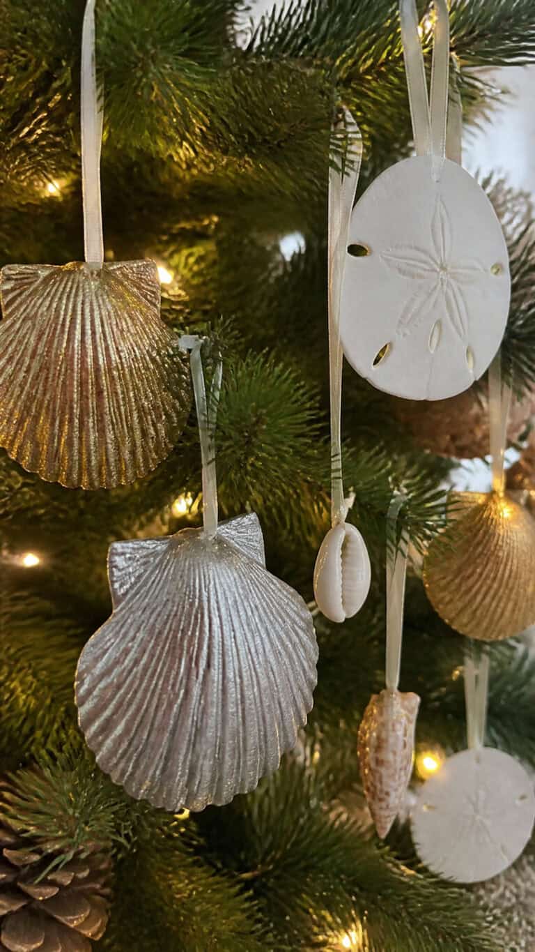 Seashell Ornaments That Sparkle and Shine