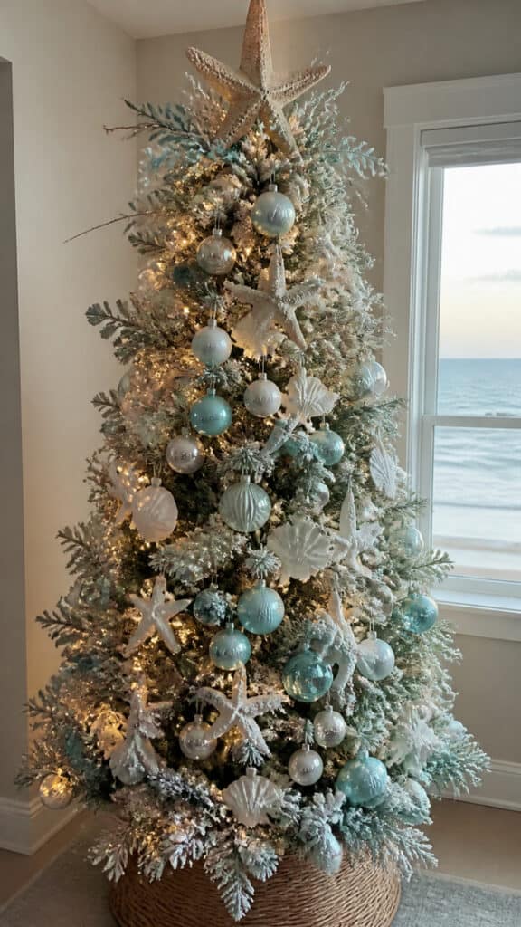 Coastal Color Schemes That Make Your Tree Pop