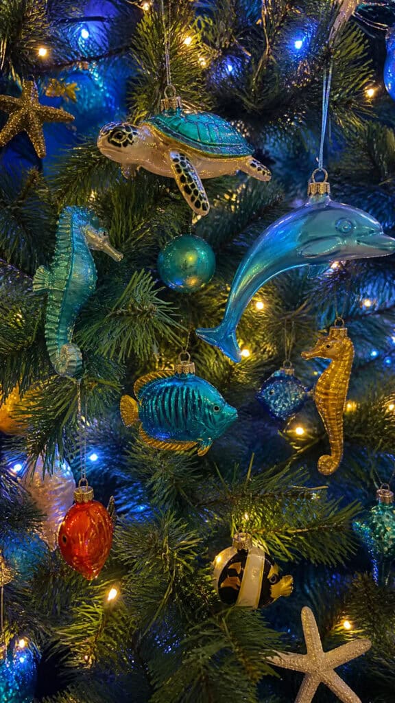 Ocean Life and Marine Creature Ornaments