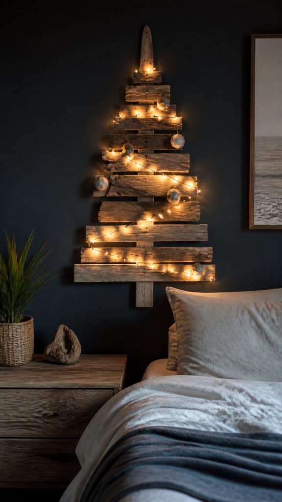 Vertical Driftwood Plank Tree