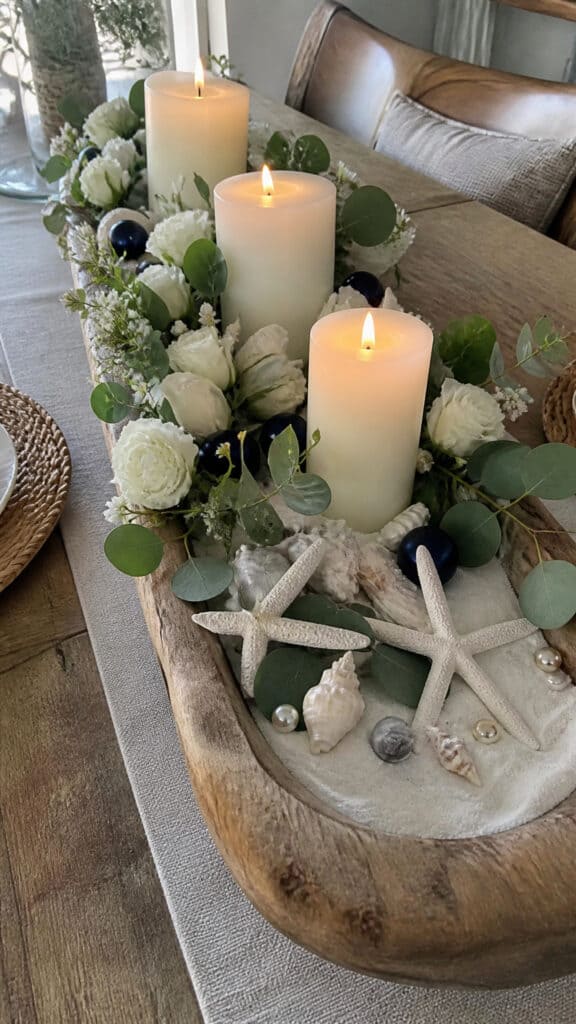 Coastal Christmas Centerpiece