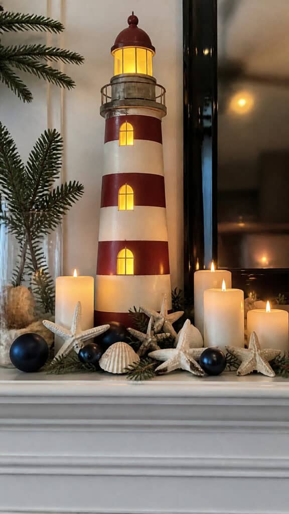 Lighthouse Christmas Display