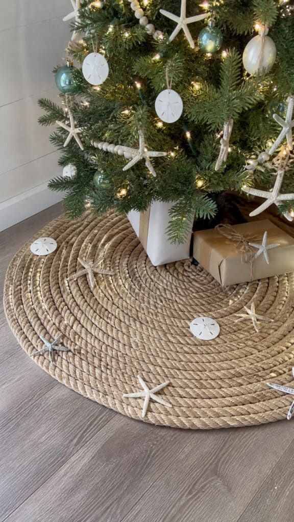 Nautical Rope Christmas Tree Skirt