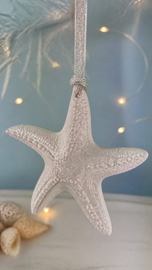 Starfish and Sand Dollar Ornaments