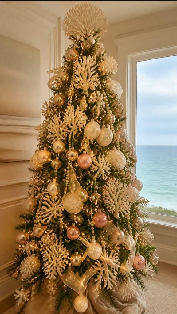 Coral and Coastal Elegance