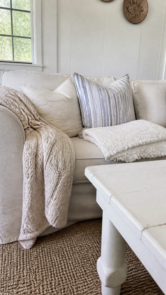 Adding Farmhouse-Inspired Textiles