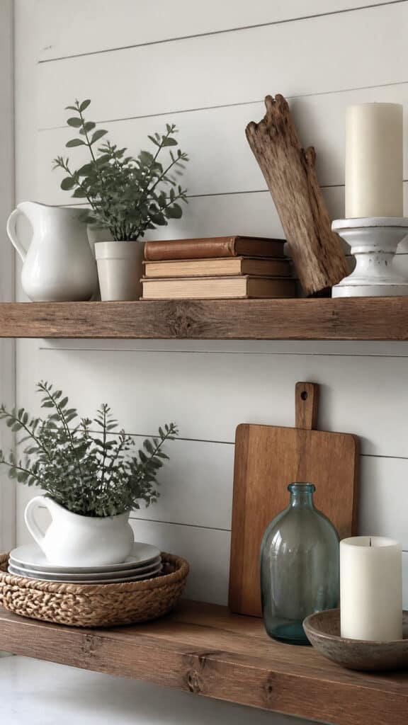 Styling Your Mantel and Shelves