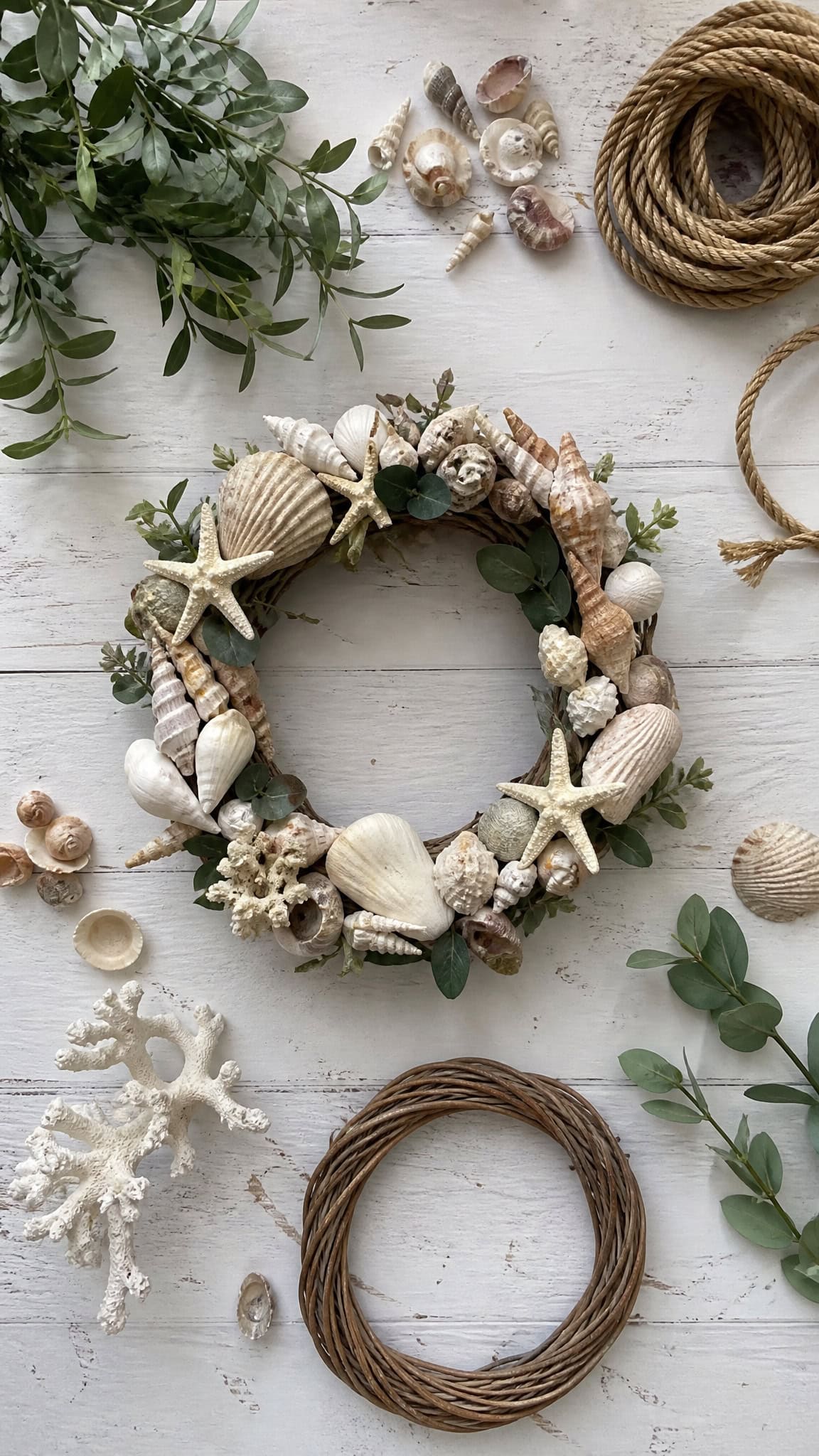 Gathering Your Coastal Wreath Materials