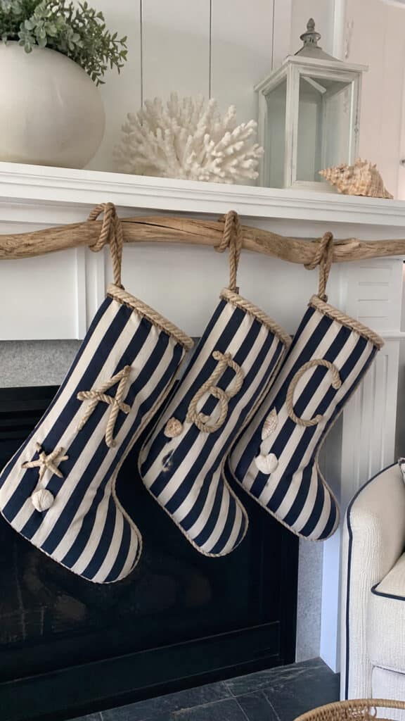 Nautical Rope Christmas Stockings