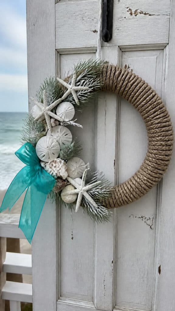 Rope-Wrapped Coastal Wreath