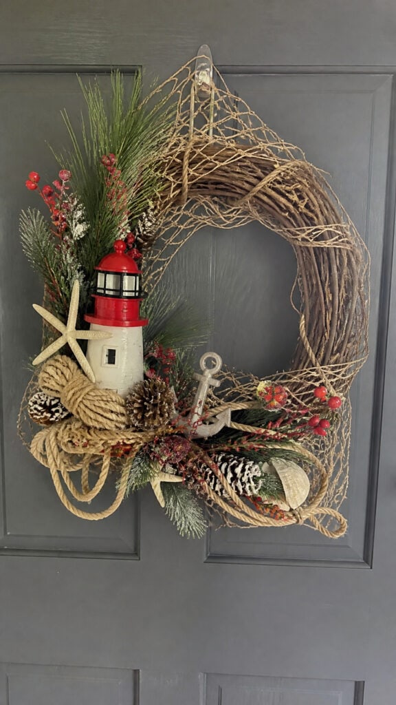 Fisherman's Net and Lighthouse Charm