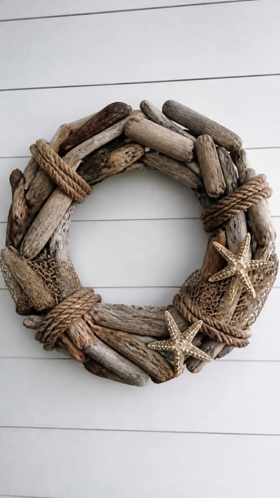 Driftwood and Rope Nautical Wreath