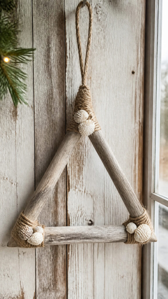 Driftwood and Twine Wrapped Ornaments